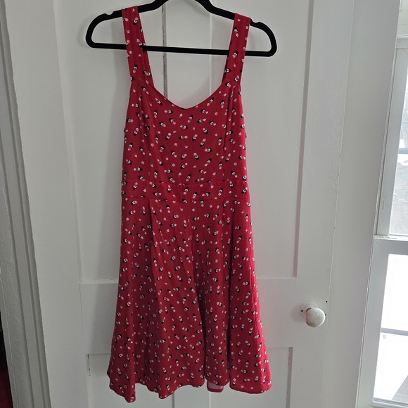 Disney Lauren Conrad Dress, 12, Minnie Mouse Retro Party Holiday Festival Floral - Picture 1 of 16